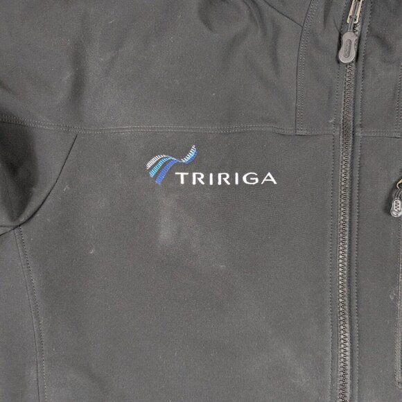 Patagonia Jacket Mens Large Black Guide Soft Shell Zip Up Embroidered - Picture 15 of 16